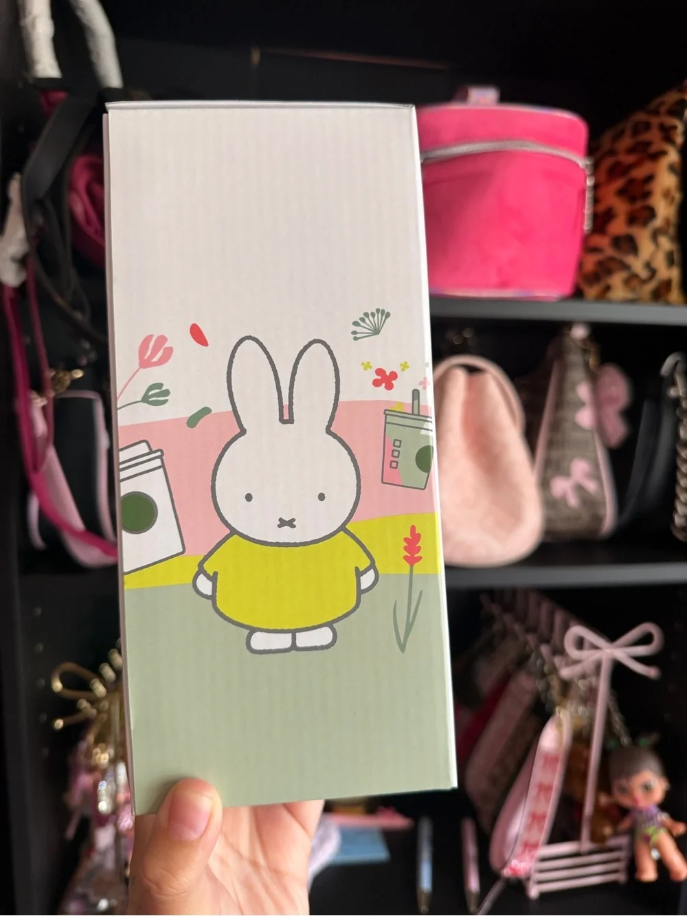 miffy x Starbucks Boxed Plush — Cream & Green
